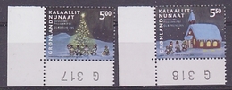 Greenland 2003 Christmas 2v  (corner, Issue Number) ** Mnh (35131F) - Ungebraucht