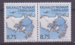 Greenland 2004 Polar Linienflugverbindung 1v (pair)  ** Mnh (35131S) - Ungebraucht