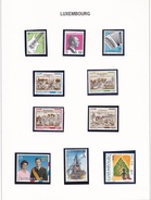 Luxembourg - Collection Vendue Page Par Page - Timbres Neufs ** - SUP - Neufs