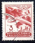 XP2851 - YUGOSLAVIA 1950 , Posta Aerea Unificato N. 28 Usato - Poste Aérienne