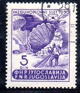 XP2852 - YUGOSLAVIA 1950 , Posta Aerea Unificato N. 29 Usato - Aéreo