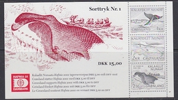 Greenland 2001 Hafnia / Whales M/s Blackprint ** Mnh (35134B) - Blocs