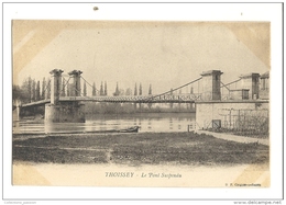 Cp, 01, Thoissey, LE Pont Suspendu - Non Classés