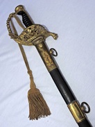 TRES BEAU SABRE  OFFICIER De MARINE - Modèle 1837 - ANNEES  1930 - BALP - Messen