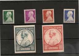 MONACO Année 1946   N° Y/T : 281/286** Côte: 15,50€ - Unused Stamps