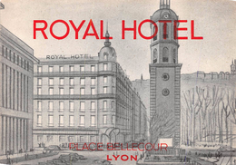 D5610 "HOTEL ROYAL - LYON - PLACE BELLECOUR" ETICHETTA ORIGINALE - ORIGINAL LABEL - Etiquettes D'hotels