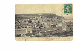 Cpa - 14 - PORT EN BESSIN - Vue Générale Côté Ouest - Falaise De Huppain - B.F. 16 - - Port-en-Bessin-Huppain