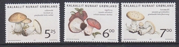 Greenland 2005 Fungi/Mushrooms 3v ** Mnh (35136F) - Ungebraucht