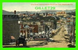 SHERBROOKE, QUÉBEC - KING STREET, LOOKING TOWARDS SHERBROOKE EAST - ANIMATED - THE VALENTINE & SONS PUB. CO LTD - - Sherbrooke