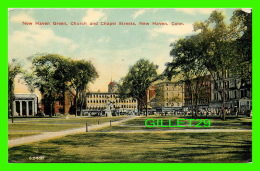 NEW HAVEN, CT - NEW HAVEN GREEN, CHURCH & CHAPEL STREETS - ANIMATED - - New Haven