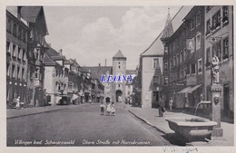 CPSM 9X14 D' ALLEMAGNE -  VILLINEGEN BAD. SCHWARZWALD OBERE STRASSE Mit NARROBRUNNEN - Villingen - Schwenningen