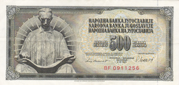 Yugoslavia , SFRJ  500  Dinara 1981 - Yugoslavia