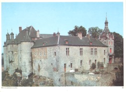 Photo ( Format A4) Du Château De ECAUSSINNES - LALAING ( Soignies)- Fiche Didactique Au Verso - Edition ELF Carburant - Collections
