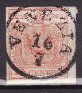 LOMBARDO VENETO 1850 - TIPO II 15 C - Lombardo-Venetien