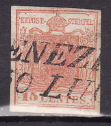 LOMBARDO VENETO 1850 - TIPO II 15 C - Lombardy-Venetia