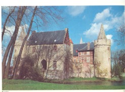 Photo ( Format A4) Du Château De LAARNE  (Gent )  -  Fiche Didactique Au Verso - Edition ELF Carburant - Collections