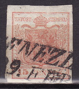 LOMBARDO VENETO 1850 - TIPO II 15 C - Lombardo-Venetien