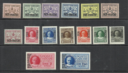 VATICANO VATIKAN VATICAN 1931 PACCHI POSTALI SERIE COMPLETA PARCEL POST COMPLETE SET MNH BEN CENTRATA - Paketmarken