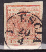 LOMBARDO VENETO 1850 - TIPO II 15 C - Lombardo-Venetien