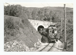 Suisse - Vaud Train Spécial A La Sortie Du Tunnel De Bassins 1974 Cpm - Bassins