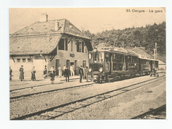 Suisse - Vaud Train A St Cergue La Gare Cpm Repro - Saint-Cergue
