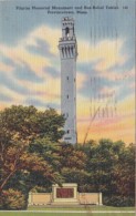 Massachusetts Cape Cod Provincetown Pilgrim Memorial Monument & Bas-Relief Tablet 1947 - Cape Cod