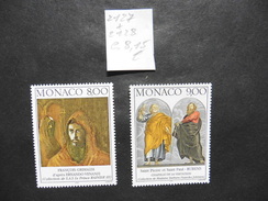 Monaco : Timbres  N° 2127 + 2128 Neufs - Verzamelingen & Reeksen