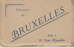 Ph-CPA Belgique Souvenir De Bruxelles (Bruxelles) Carnet De 10 Cartes - Sets And Collections