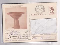 ARCHAEOLOGY  Postcard ROMANIA 1978 VASSEL DACICA -CITADELA ZIRIDAVA -PECICA ARAD - Briefe U. Dokumente