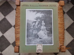 CALENDRIER 1924 Comptoir D'approvisionement  Etablissements  FOURNIER   GRAVURE Le Galant Voisin  ALBERT MAUGUIERE - Petit Format : 1921-40