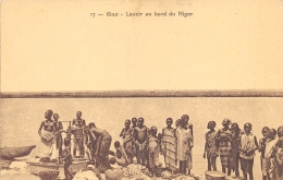 MALI  SOUDAN   GAO  LAVOIR AU BORD DU NIGER - Mali