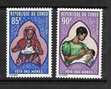 CONGO 1970 FETE DES MERES  YVERT N°263/64 NEUF MNH** - Muttertag