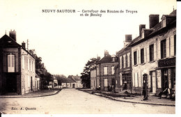 89 . Yonne :  Neuvy Sautour : Carrefour Des Routes De Troyes  Et De Boulay . - Neuvy Sautour