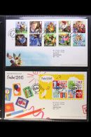 2015 An Attractive Selection Of Modern, Illustrated First Day Covers. Each Cover With A Neatly Typed Address.... - FDC