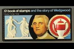 1972 £1 Wedgwood Booklet, SG.DX1, Fine Condition, ½p LB With Good Perfs. For More Images, Please... - Autres & Non Classés