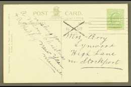 POSTED IN ADVANCE FOR CHRISTMAS DAY 1908 Manchester Machine Cancel, Good Strike On Postcard. For More Images,... - Ohne Zuordnung