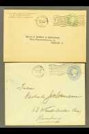 1903-11 HEY & DOLPHIN TRIAL MACHINE CANCELS 1903 2½d Stationery Envelope To Hamburg With Fine London... - Non Classificati