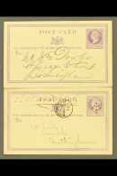 SLOPER MACHINE 1872 ½d Postal Card Liverpool To Birmingham With Perforated Orb (uncancelled, Birmingham... - Other & Unclassified