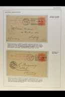 1899-1986 BICKERDIKE MACHINE CANCELS COLLECTION A Fine Range Of Cover Sand Cards Written Up On Pages, Various... - Autres & Non Classés