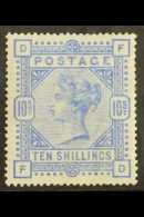 1883-84 10s Pale Ultramarine, SG 183a, Fine Mint, Well- Centered With Lovely Fresh Colour. Pretty. For More... - Other & Unclassified