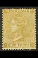 1862 9d Bistre, Small Uncoloured Letters, SG 86, Mint (regummed), Few Small Faults But Good Colour And Impression.... - Altri & Non Classificati