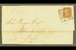 1856 MADELEINE SMITH EXPERIMENTAL POSTMARK (May) Entire Letter To Fife, Bearing 1d Red Tied By Good Clear Strike.... - Sonstige & Ohne Zuordnung