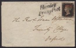 1840 (8 Dec) Wrapper Sent From Winchester To Trinity College, Oxford Bearing A 1d Black 'CF' From Plate 7 With 4... - Ohne Zuordnung