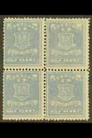 CIRCULAR DELIVERY COMPANY LOCAL STAMPS ABERDEEN 1867 ½d Slate-blue, SG Spec CD2, Fine Mint BLOCK Of 4,... - Otros & Sin Clasificación