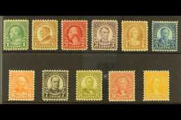 1923-26 Perf 10 Definitives Complete Set (Scott 581/91, SG 587/97), Very Fine Mint. (11 Stamps) For More Images,... - Other & Unclassified