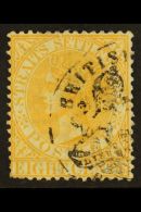 BRITISH P.O. IN SIAM 1882 Straits Settlements 8c Orange-yellow, Showing Part British Consulate Bangkok Cancel, SG... - Thailand