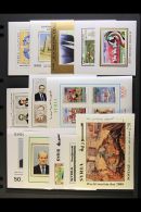 1959-2000 MINIATURE SHEETS. Superb Never Hinged Mint Collection Of All Different Mini-sheets Presented On Stock... - Syrië