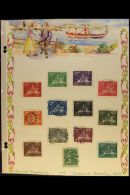 1858-1957 BEAUTIFUL COLLECTION An Attractive All Different Mint And Used Collection On Beautiful Hand Painted... - Other & Unclassified