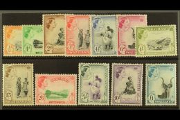 1956 Definitives Complete Set, SG 53/64, Never Hinged Mint. (12 Stamps) For More Images, Please Visit... - Swasiland (...-1967)