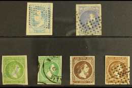 CARLIST ISSUES 1873-75 BASQUE Region Used Selection Inc 1873 1r Pale Blue With Tilde, 1874 1r Grey Lilac, 1875 50c... - Otros & Sin Clasificación